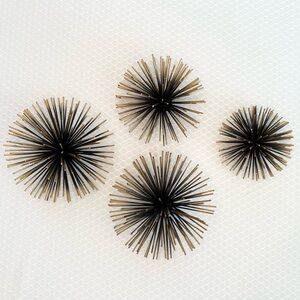 MCM Metal Atomic Starburst Sea Urchin Style Wall Art